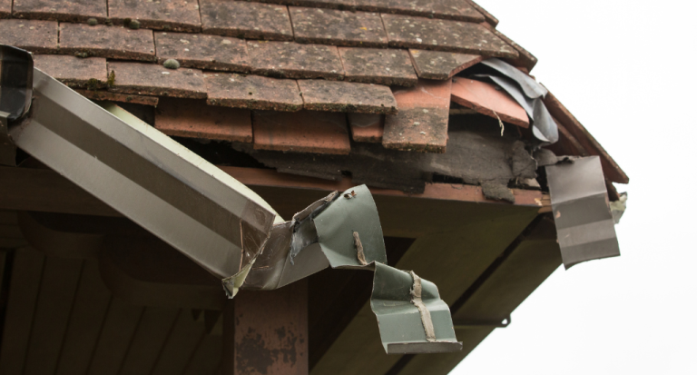 Roof damage and energy bills