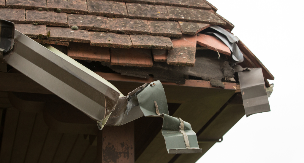 Roof damage and energy bills