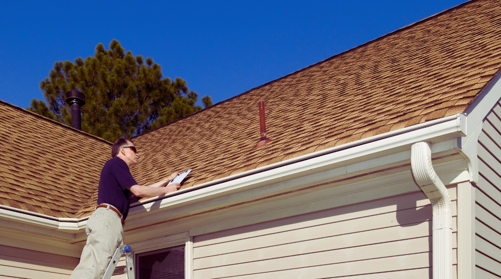 Roof vent pipe inspection for leak